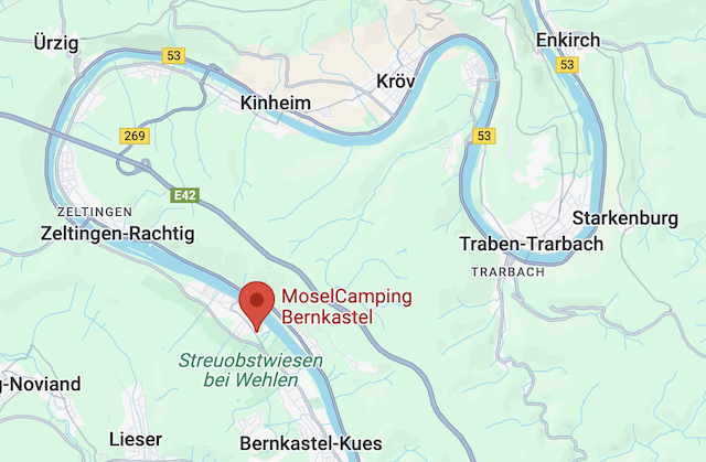 Moselle river map
