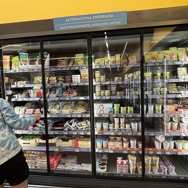 Vegan goodies in Euro Spar