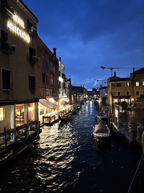 Venice at night