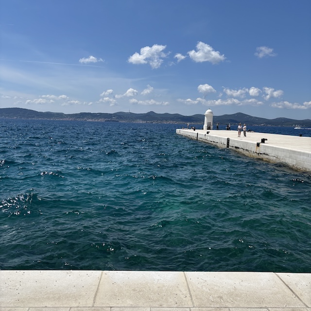 Sea front in Zadar